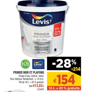 Aanbieding: Primer mur et plafond