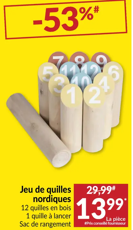 Offre: Jeu de quilles nordiques