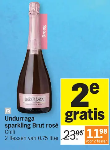 Promotie: sparkling Brut rosé