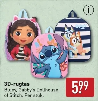Aanbieding: 3D-rugtas