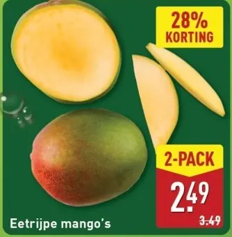 Aanbieding: Eetrijpe mango's