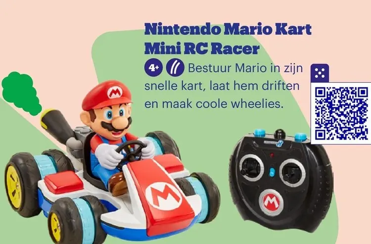 Promotie: Nintendo Mario Kart Mini RC Racer