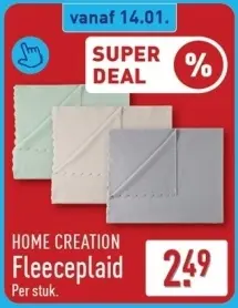 Aanbieding: Fleeceplaid