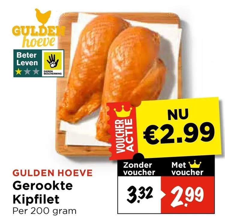 Aanbieding: Gerookte Kipfilet