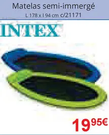 Offre: Matelas semi-immergé