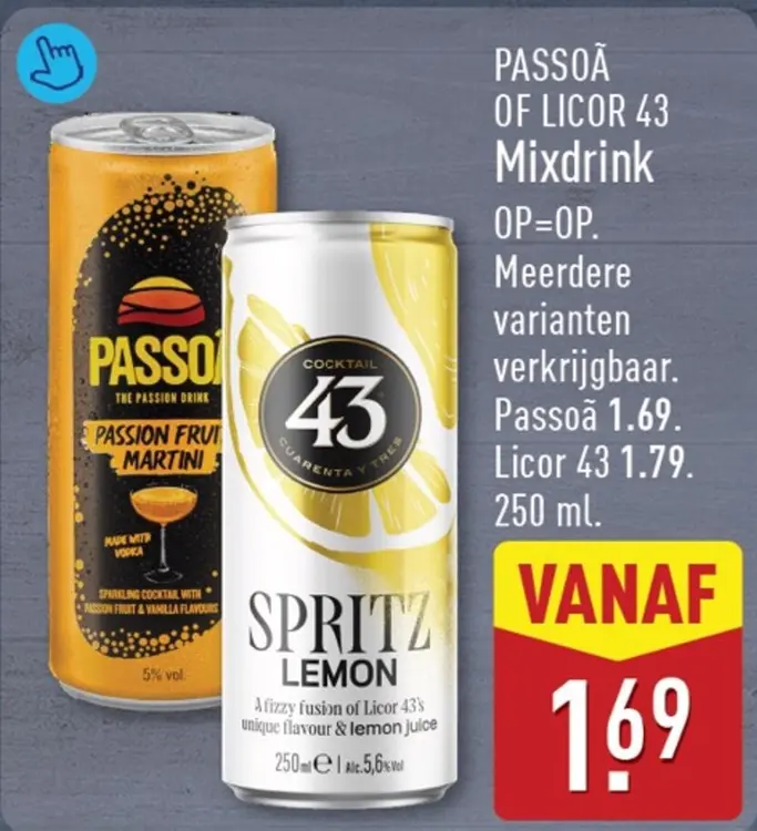 Aanbieding: Mixdrink