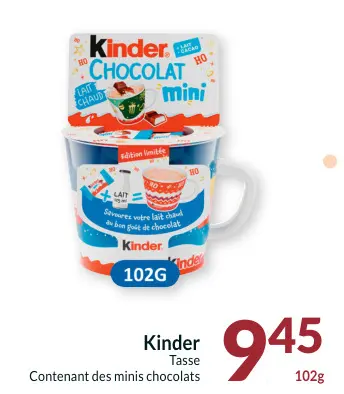 Offre: Chocolat Mini Tasse