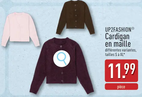Offre: Cardigan en maille