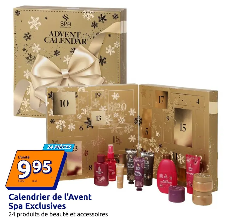 Offre: Calendrier de l'Avent Spa Exclusives