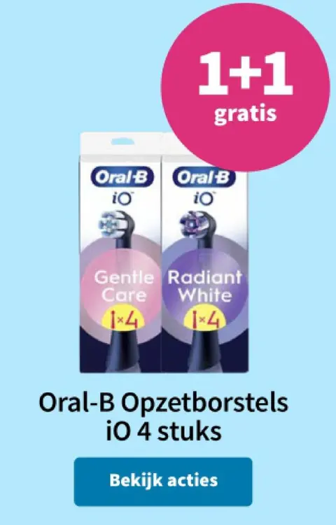 Promotie: Oral-B Opzetborstels iO