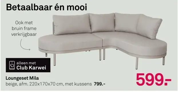 Aanbieding: Loungeset Mila