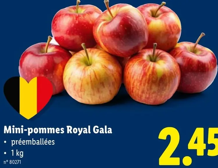 Offre: Mini-pommes Royal Gala