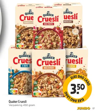 Aanbieding: Quaker Cruesli