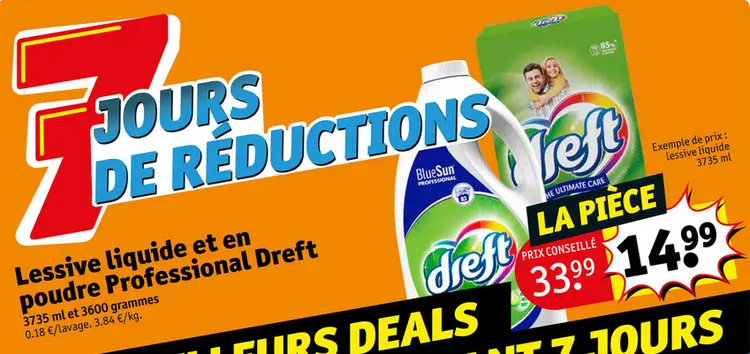 Offre: Dreft wasmiddel Professional