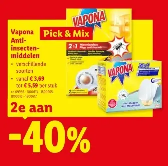 Promotie: Anti-insecten-middelen