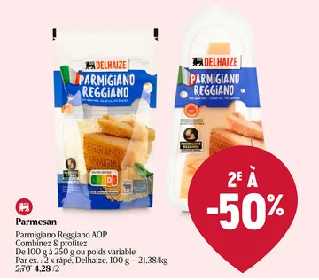Offre: Parmesan Parmigiano Reggiano AOP