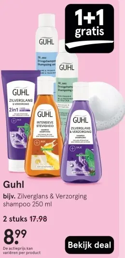 Aanbieding: Zilverglans & Verzorging shampoo