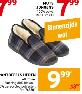 Promotie: Pantoffels heren
