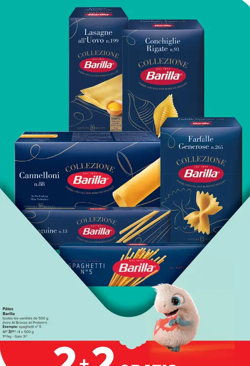 Offre: Pâtes Barilla