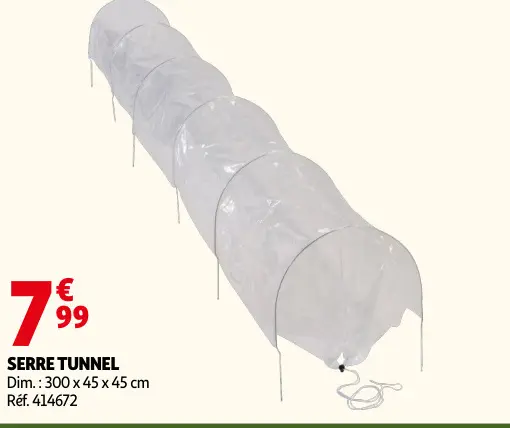 Promotie: Serre tunnel