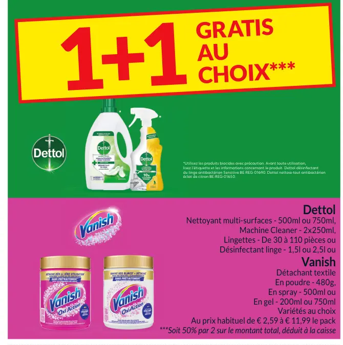 Offre: Dettol & Vanish