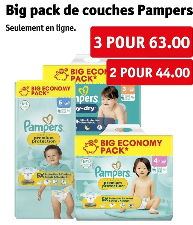 Offre: Big pack de couches