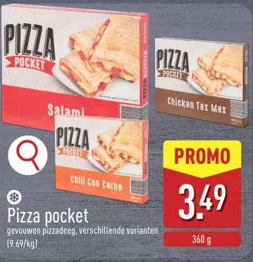 Promotie: Pizza pocket