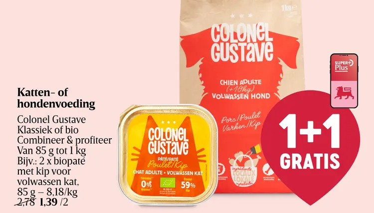 Promotie: Katten- of hondenvoeding