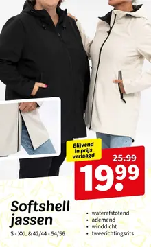 Aanbieding: Softshell jassen