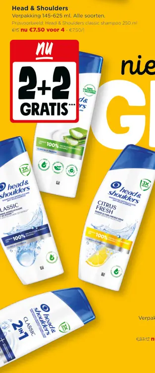 Promotie: Head & Shoulders classic shampoo