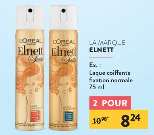 Offre: Laque coiffante fixation normale