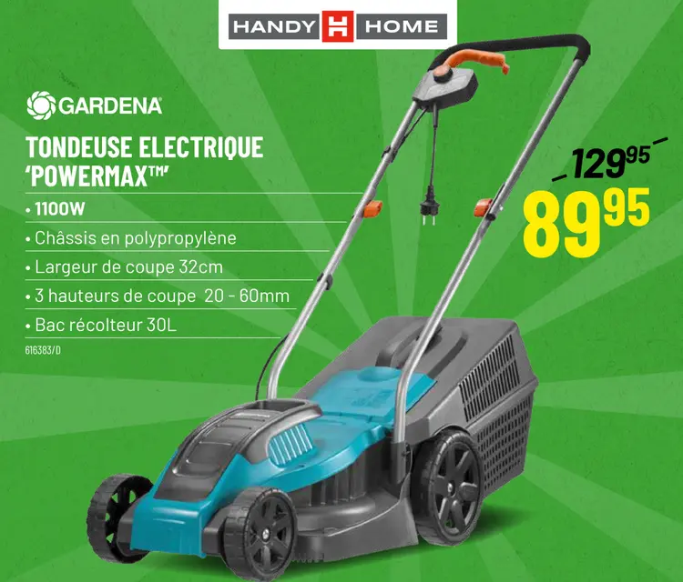 Offre: Tondeuse electrique 'powermax™'