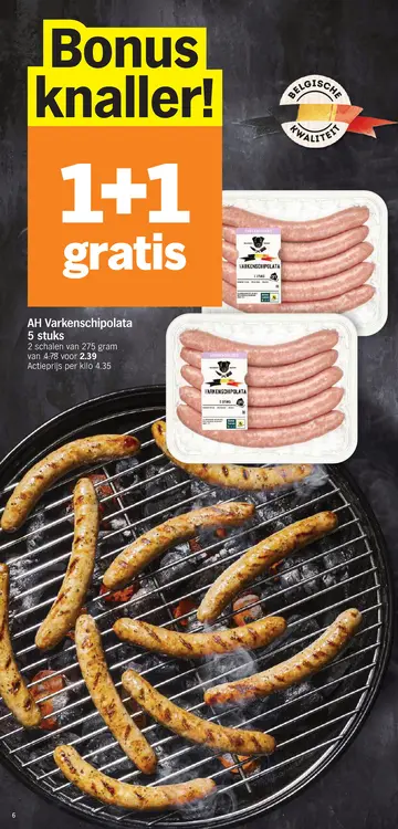 Promotie: Varkenschipolata