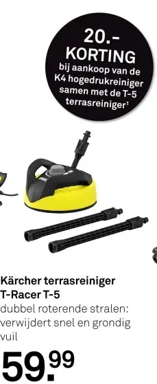 Aanbieding: Terrasreiniger T-Racer T-5