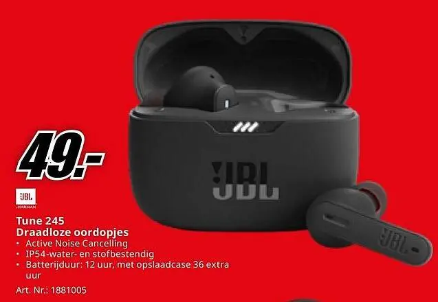 Aanbieding: Tune 245 Draadloze oordopjes