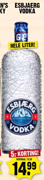Aanbieding: Esbjaerg vodka