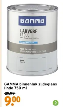 Aanbieding: GAMMA binnenlak zijdeglans linde