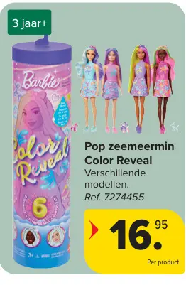 Aanbieding: Pop zeemeermin Color Reveal