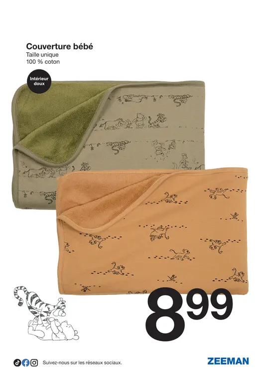 Offre: Couverture bébé