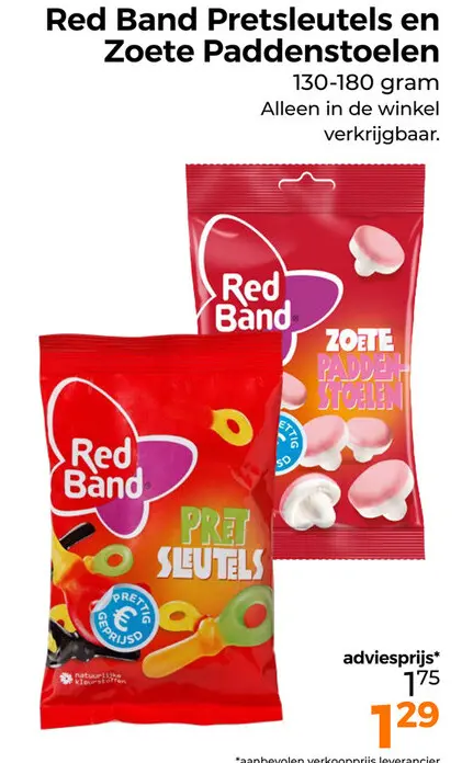 Aanbieding: Pretsleutels en Zoete Paddenstoelen