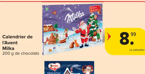 Offre: Calendrier de l'Avent