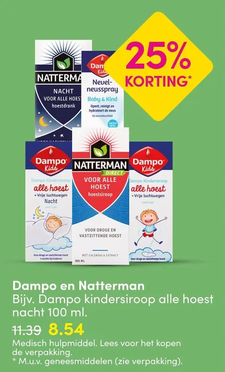 Aanbieding: Dampo en Natterman