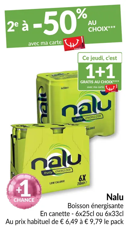 Offre: Boisson énergisante en canette
