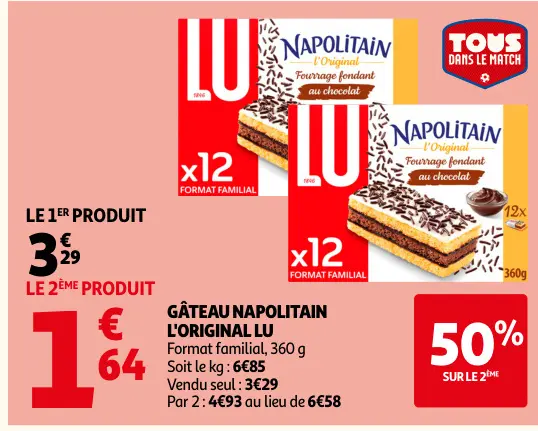 Promotie: Gâteau napolitain l'original