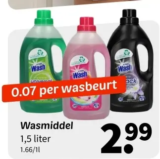 Promotie: Wasmiddel