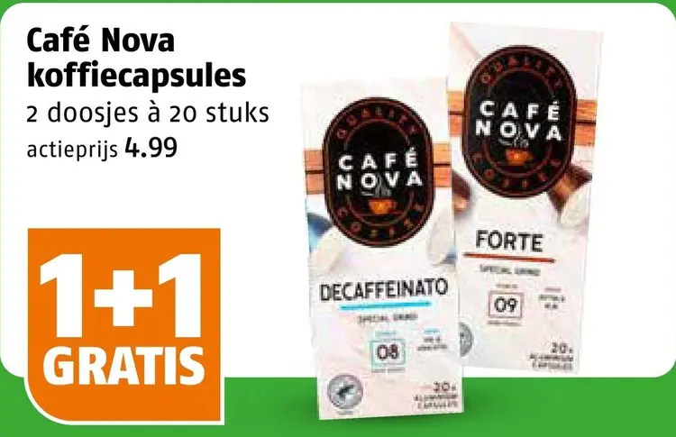 Aanbieding: Koffiecapsules