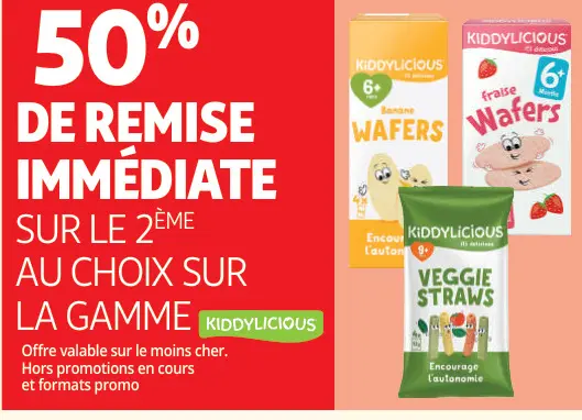 Offre: Wafers, Veggie Straws