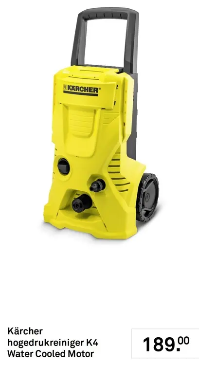 Aanbieding: Hogedrukreiniger K4 Water Cooled Motor