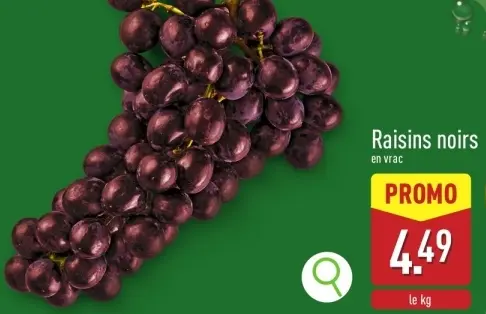 Offre: Raisins noirs