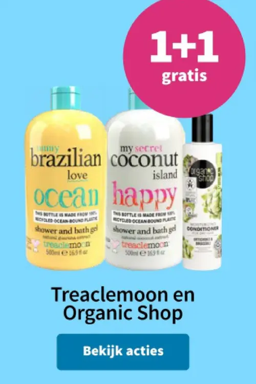 Aanbieding: Treaclemoon en Organic Shop